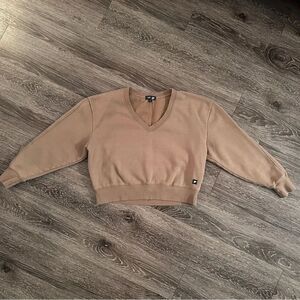 Fundamental Coast V Neck Crop Sweatshirt
